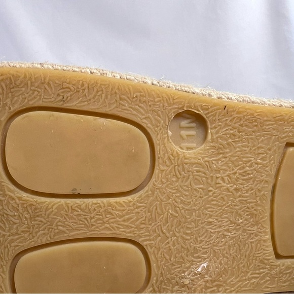 VINCE Sophie Espadrille Snakeskin Leather Wedge Sandals Size 11 - Picture 7 of 7